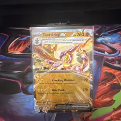 Toxtricity EX 100/182 S&V Paradox Rift Double Rare Tera Holo Pokemon TCG - Image 1