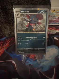 Weavile - MEP021 - Cosmos Holo - Black Star Promo - Mega Evolution - NM/M - Image 1