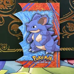 Pokemon Topps Nidoqueen #31 Die Cut EV09 Of 12 NM - Image 1