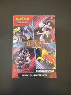 Pokemon TCG Destined Rivals Booster Bundle New/ Factory Sealed (6 Packs) - Image 1