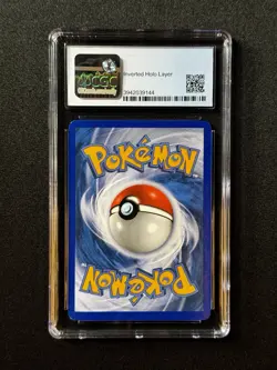 CGC 9 ERROR Pokemon Larvitar #61 Unseen Forces INVERTED HOLO LAYER! - Image 2