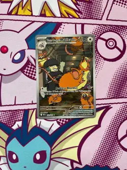 Pokemon TCG - Team Rocket's Raticate 202/182 - IR - Destined Rivals - NM - Image 1
