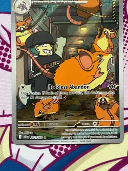 Pokemon TCG - Team Rocket's Raticate 202/182 - IR - Destined Rivals - NM - Image 4