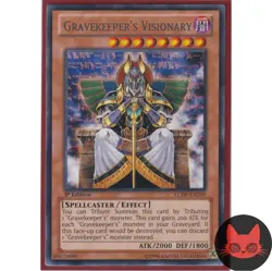 Yugioh Gravekeeper's Visionary LCJW-EN259 Rare 1st Edition NM - Image 1
