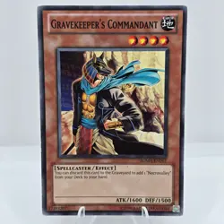 Yu-Gi-Oh Gravekeeper's Commandant SDMA-EN017 Marik Structure Deck LP - Image 1