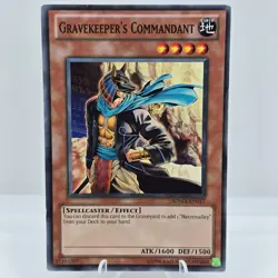 Yu-Gi-Oh Gravekeeper's Commandant SDMA-EN017 Marik Structure Deck Rare LP - Image 1
