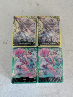 One Piece Starter Deck Bricks Lot Charlotte Katakuri And Uta 4 Bricks - Image 1