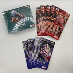 One Piece Lot Two Legends Booster Box OP08 Heroines EB03 Azure Sea's Seven OP14 - Image 1