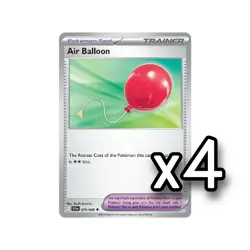 4x Air Balloon 079/086 Black Bolt English Pokemon Card Non Foil x4 - Image 1