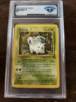NIDORAN - 57/64 - Jungle - Pokemon Card - Mint 9.5 - Image 1