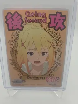 Weiss Schwarz Konosuba Darkness Going Second Promo English Anime Trading Card - Image 1