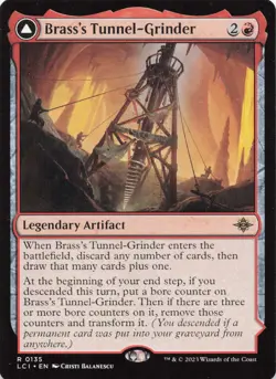 MTG - Brass's Tunnel-Grinder - The Lost Caverns of Ixalan - Image 1