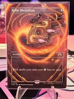 Ruby Medallion (Borderless) Modern Horizons 3 Regular - Image 1