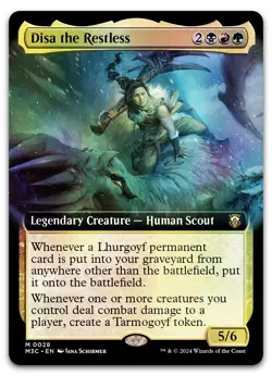 Disa the Restless (Extended Art) #28 (Foil) (NM) Modern Horizons 3 M3C Magic MTG - Image 1