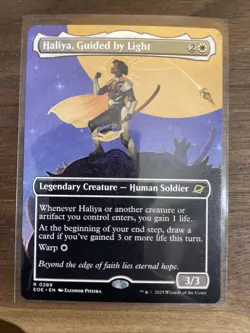 MTG Haliya, Guided by Light (Borderless (289) | NM | Edge of Eternities {EOE} - Image 1