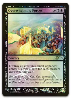 Overwhelming Forces #6 (Foil) (LP) Judge Promos JDG Magic MTG - Image 1