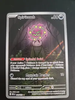 Spiritomb 148/132 - Pokemon Mega Evolution Illustration Rare Holo Full Art - NM - Image 1