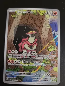 Turtonator 146/142 Pokemon Stellar Crown - Illustration Rare Full Art NM - Image 1