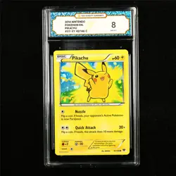 TQG 8 NM-MT 2014 Pokemon ENG Pikachu 42/146 C - Image 1