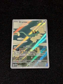 Drampa 184/162 Illustration Rare Holo – Temporal Forces – Near Mint Pokemon Card - Image 1