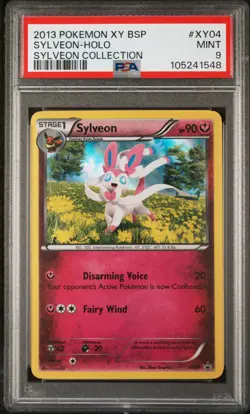 2013 POKEMON XY BLACK STAR PROMO SYLVEON #XY04 HOLO FOIL PSA 9 MINT #105241548 - Image 1