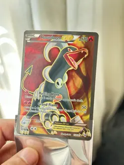 Pokemon Houndoom EX Full Art Holo Card 153/162 XY Breakthrough Ultra Rare LP - Image 1