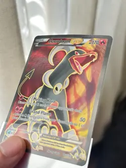 Pokemon Houndoom EX Full Art Holo Card 153/162 XY Breakthrough Ultra Rare LP - Image 4