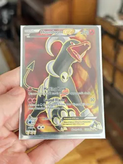 Pokemon Houndoom EX Full Art Holo Card 153/162 XY Breakthrough Ultra Rare LP - Image 5