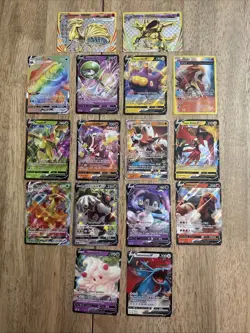 Lot Of 16 Full Art Pokemon Cards Holo - Image 1