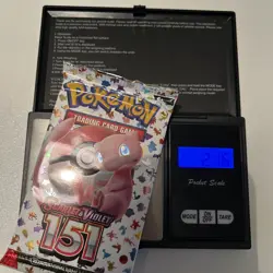 Pokemon 151 English Heavy Sealed Booster Pack 21.6g New and Sealed - Image 1