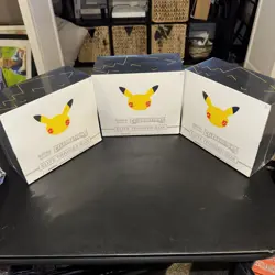 Pokemon Box Lot of 3 Celebrations 25th Shining Fates Elite Trainer - Image 1