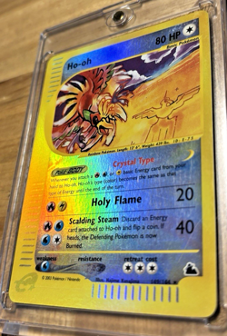 Pokemon TCG Ho-Oh Skyridge 149/144 Reverse Holo Rare Card Safely Stored For Yrs - Image 2