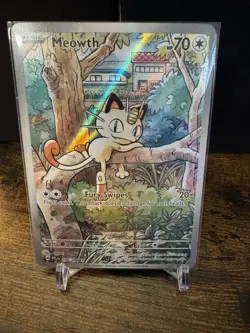 Meowth 106/094 ME02: Phantasmal Flames Illustration Rare Pokemon TCG NM - Image 1