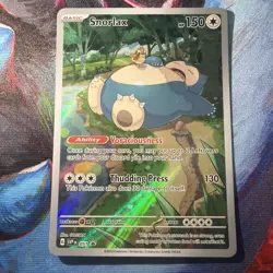 Pokemon TCG Snorlax SVP 051 Scarlet & Violet 151 Black Star Promo - Image 1