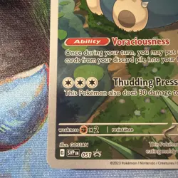 Pokemon TCG Snorlax SVP 051 Scarlet & Violet 151 Black Star Promo - Image 5