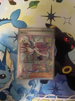 Pokemon TCG Miriam Trainer Full Holo Art Scarlet & Violet Base Set #251/198 - Image 1