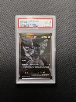 PSA 10 Zekrom ex Black and White Black Bolt 172/086 GEM MINT Pokemon TCG - Image 1