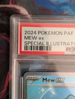 Pokemon Mew EX TCG Card Paldean Fates Sir, PSA 9, 'Bubble Mew' 232/091 - Image 5