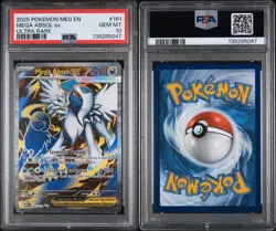 2025 POKEMON MEG EN-MEGA EVOLUTION ULTRA RARE #161 MEGA ABSOL EX PSA 10 - Image 2