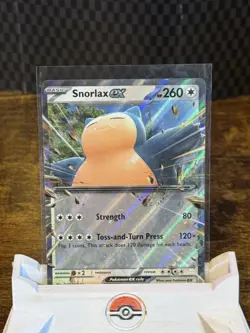 Snorlax ex 076/131 Double Rare Scarlet & Violet Prismatic Evolutions Pokemon TCG - Image 2