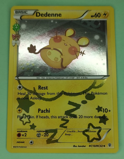 Pokemon Dedenne RC10/RC32 Uncommon Holo Generations: Radiant Collection TCG Card - Image 3