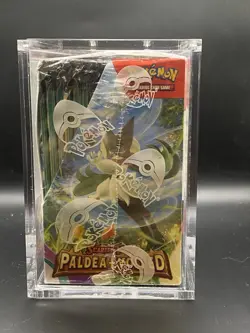 2023 Pokemon Scarlet And Violet Paldea Evolved Booster Box Sealed with Acrylic - Image 4