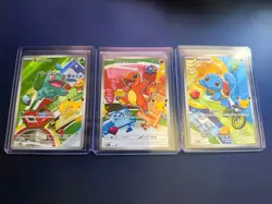 Pokemon TCG First Partner Illustration Collection Series 1 Kanto GEN 1 Starters - Image 1