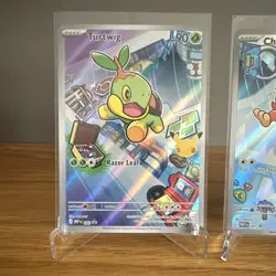 Pokemon Turtwig Chimchar Piplup First Partner Illustration Collection Promo Set - Image 2