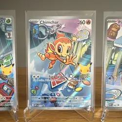 Pokemon Turtwig Chimchar Piplup First Partner Illustration Collection Promo Set - Image 3