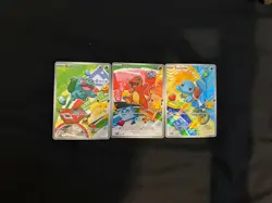 Pokemon TCG First Partner Illustration Collection Series 1 Kanto GEN 1 Starters - Image 1