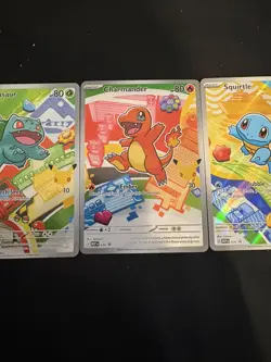 Pokemon TCG First Partner Illustration Collection Series 1 Kanto GEN 1 Starters - Image 2