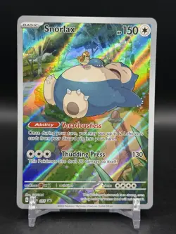 Snorlax 051 SV Promo Black Star Promo 151 ETB English Pokemon NM - Image 1