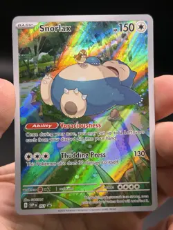 Snorlax 051 SV Promo Black Star Promo 151 ETB English Pokemon NM - Image 3