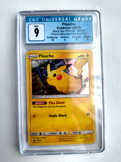 2018 Pokemon Pikachu & Eevee Poke Ball Collection Promos Pikachu SM157 - CGC 9 - Image 1
